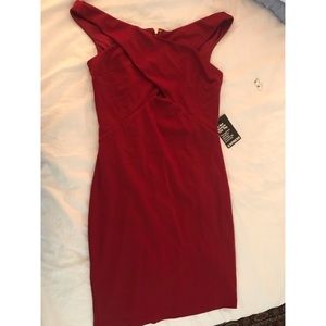 Formal Off the Shoulder Red Dress
